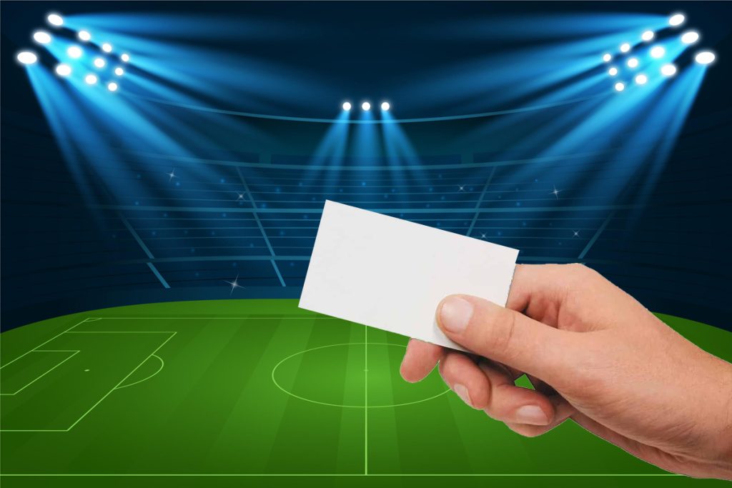 white card in football