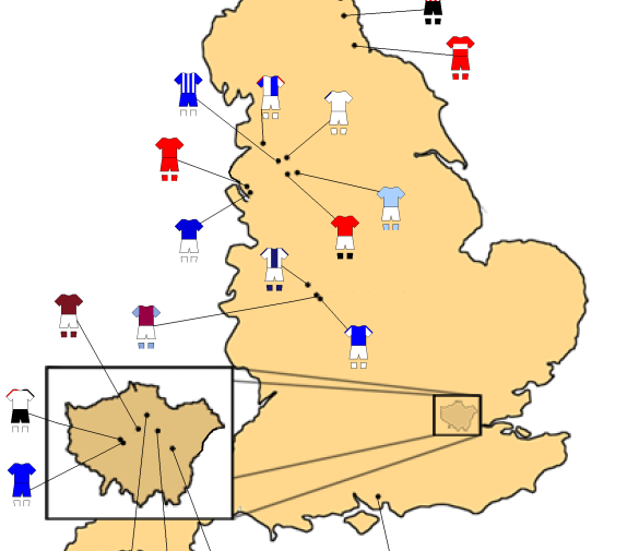 Explore the Map of Premier League Teams: A Comprehensive Guide to Clubs, Fixtures, and Stadiums