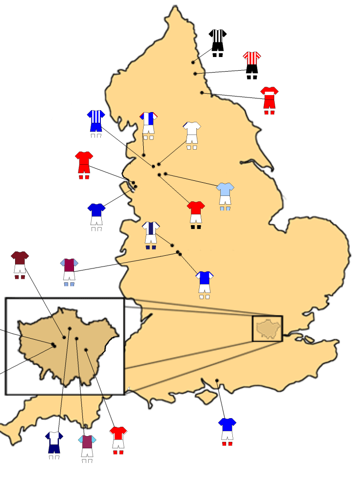 Explore the Map of Premier League Teams: A Comprehensive Guide to Clubs, Fixtures, and Stadiums