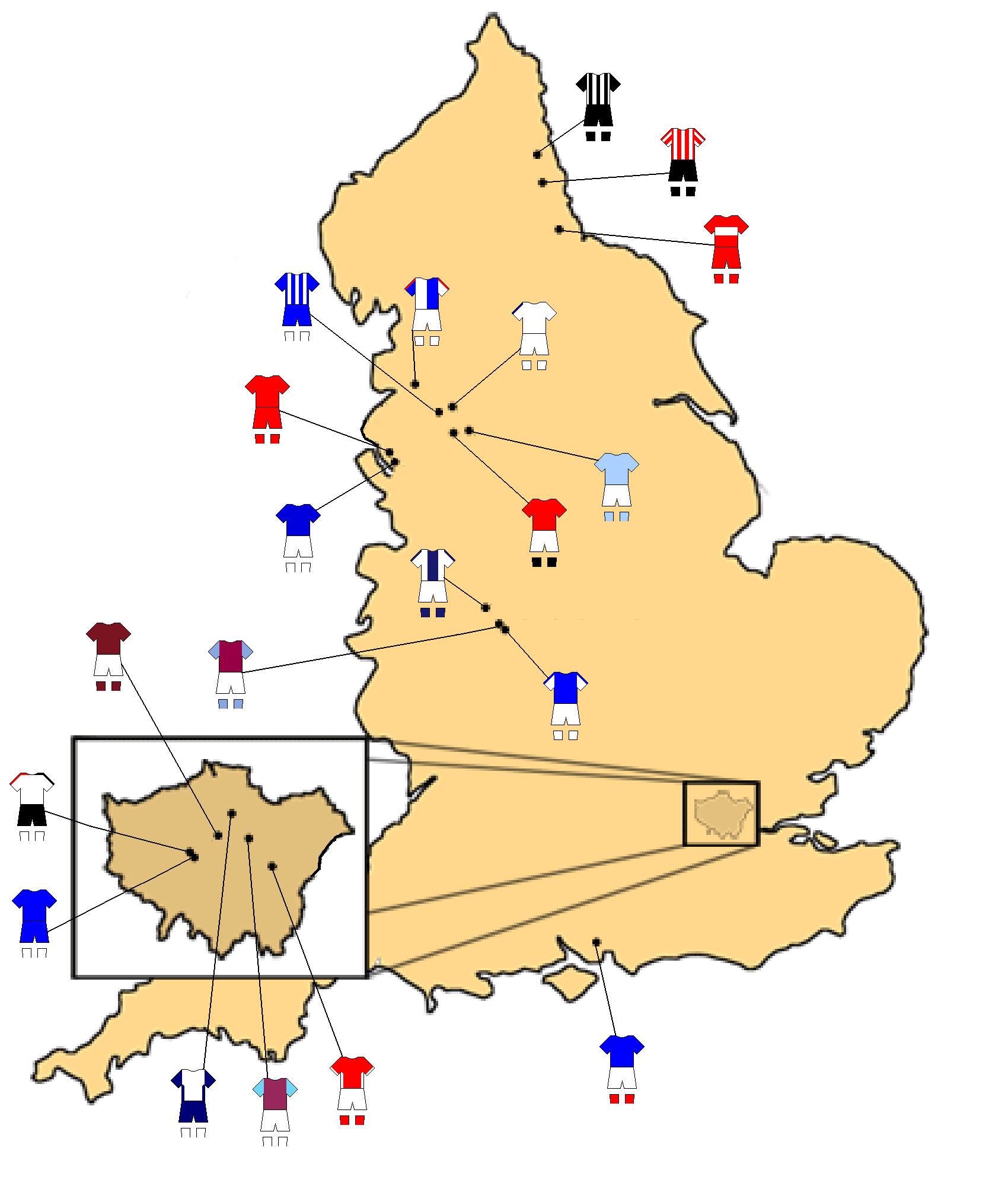 Explore the Map of Premier League Teams: A Comprehensive Guide to Clubs ...