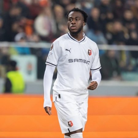 Spurs Step Up Interest in Rennes Striker Arnaud Kalimuendo