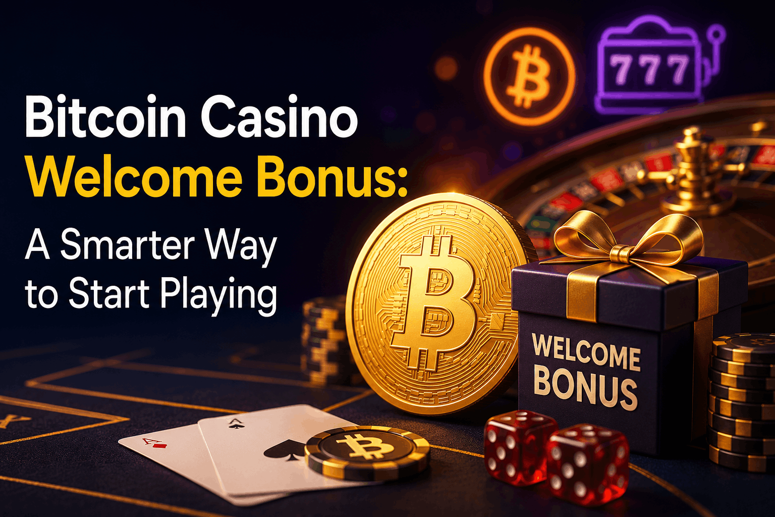 Bitcoin Casino Welcome Bonus - A Smarter Way to Start Playing
